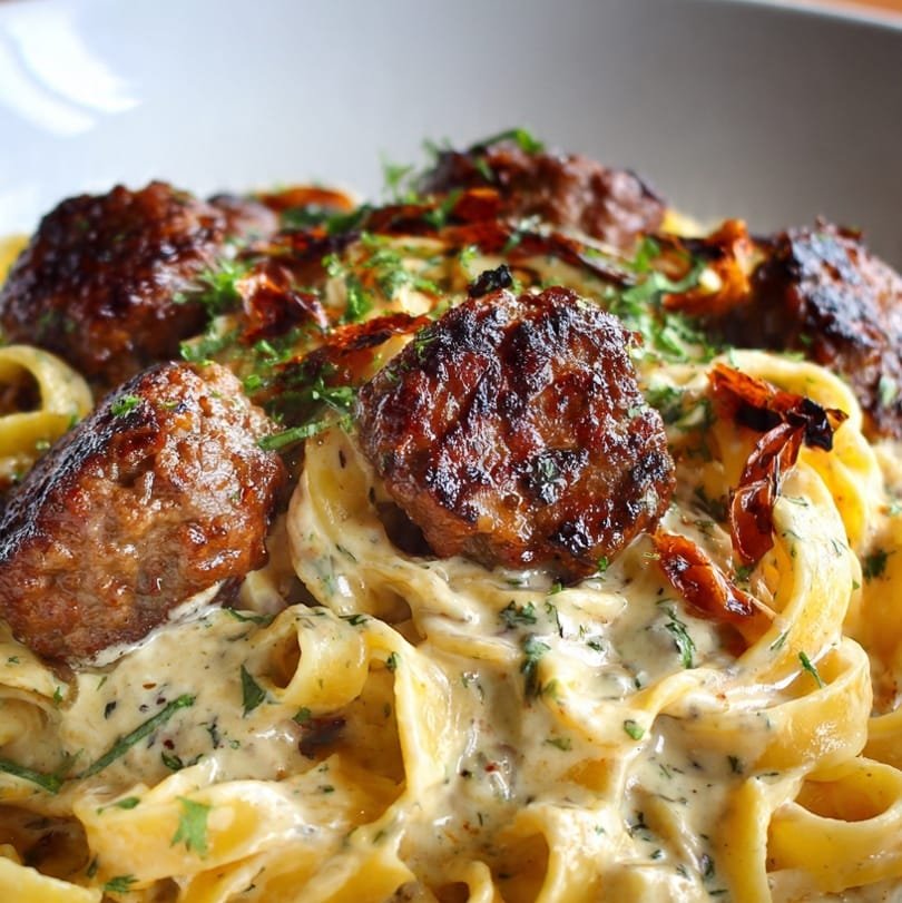 Creamy Fettucine Boscaiola