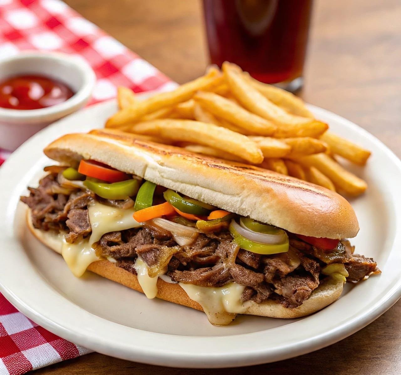 Phily Cheese Steak with Soft Bread